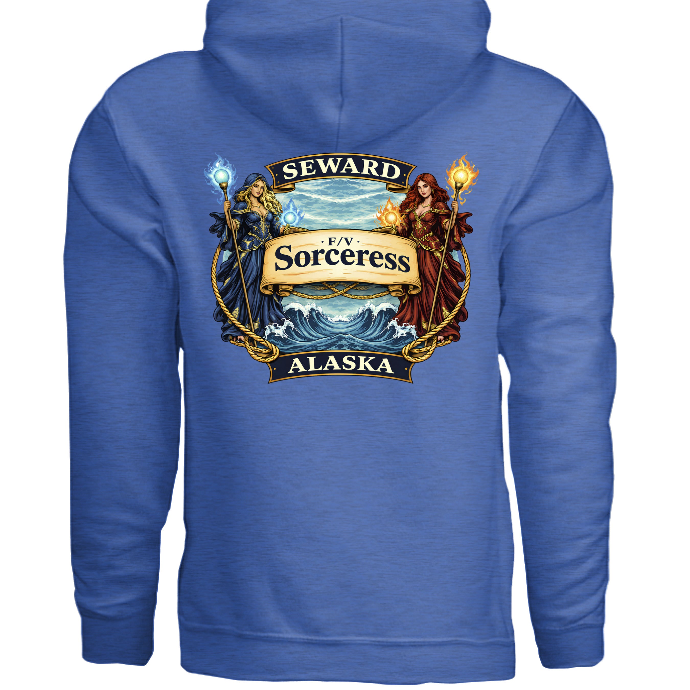 Heather Sport Royal - BACK