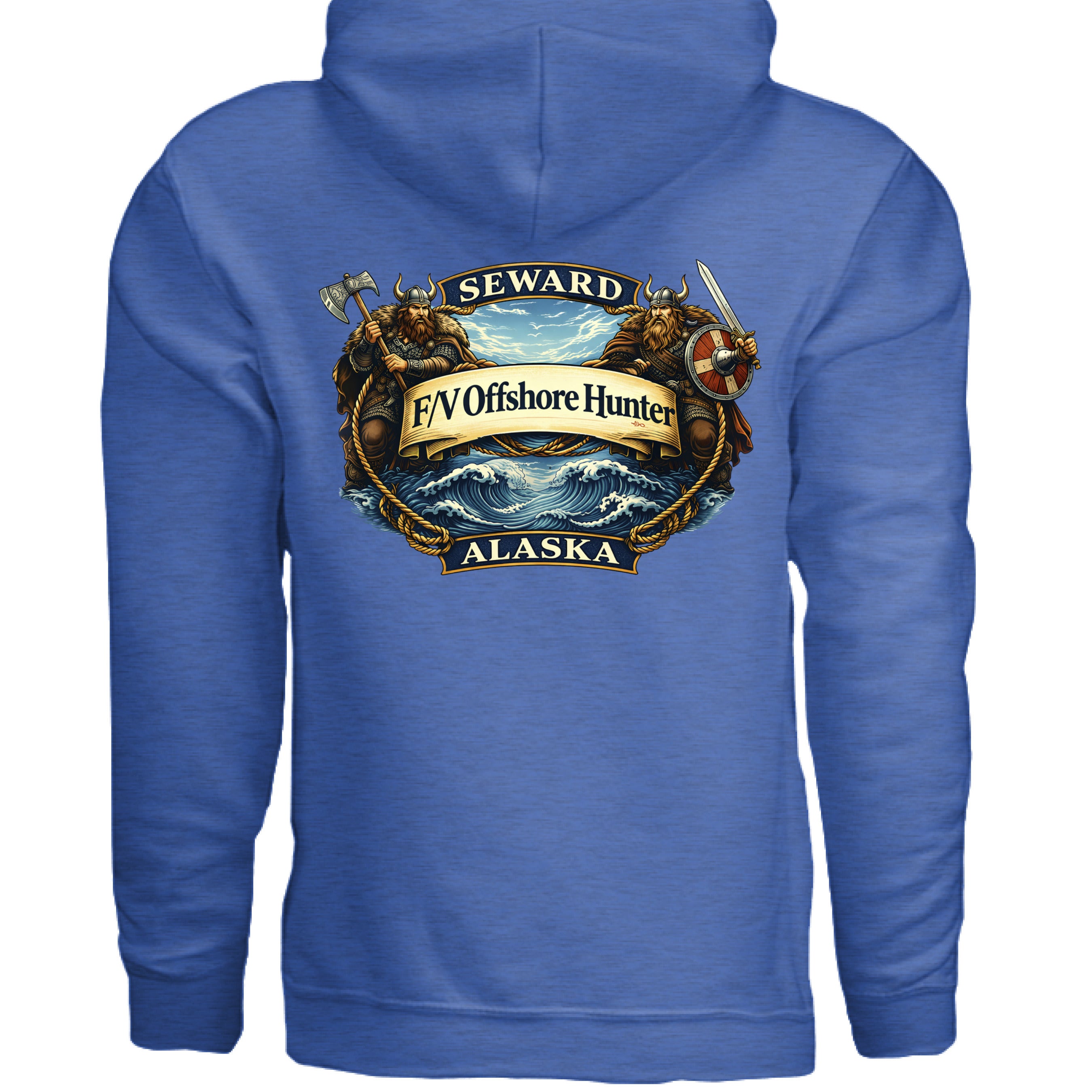Heather Sport Royal - BACK